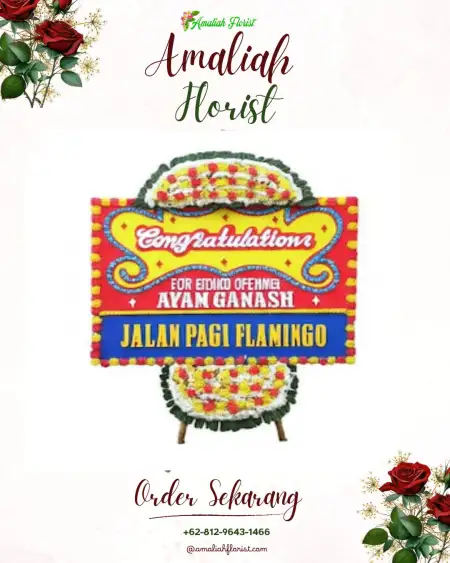 Sewa Papan Bunga Sungai Pangeran